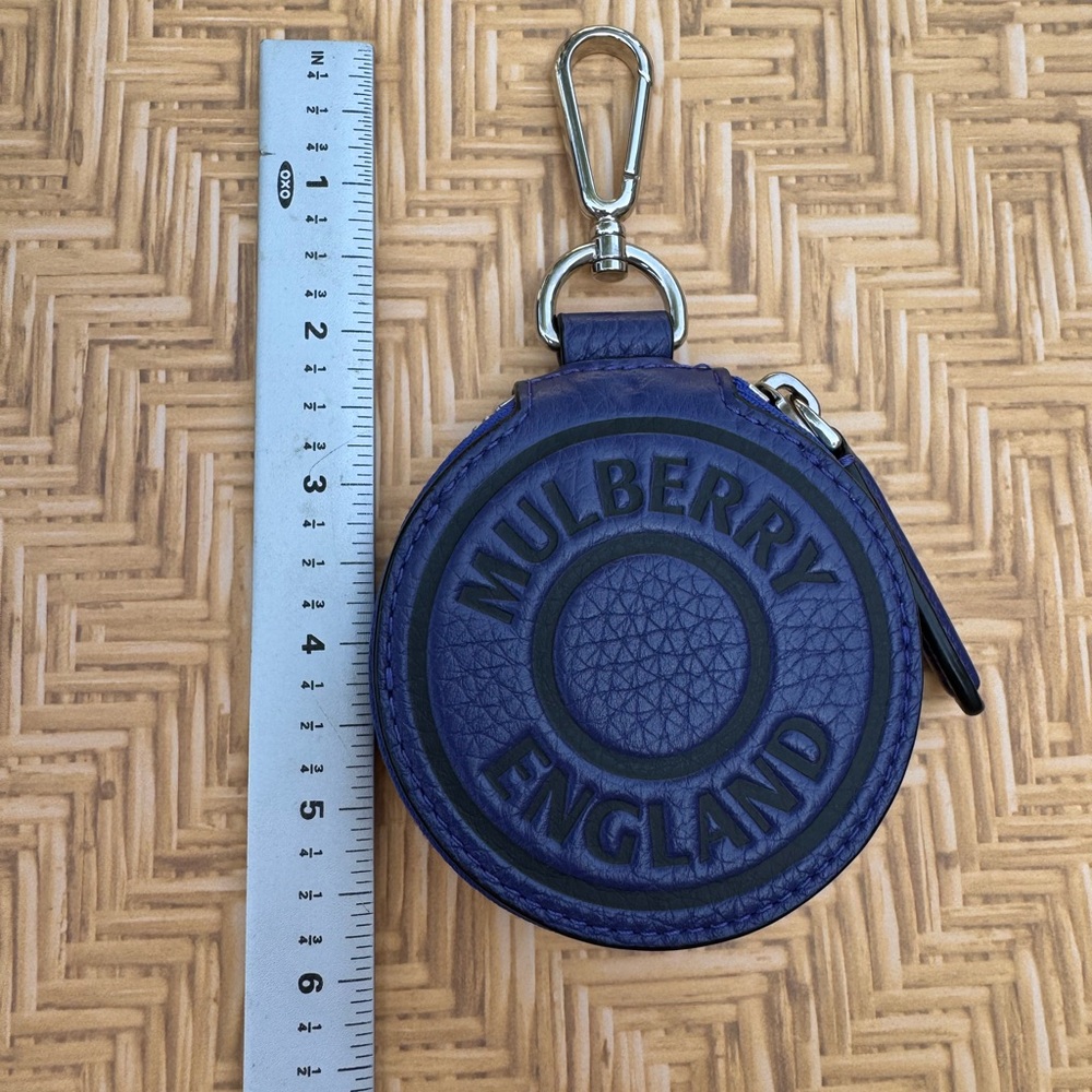 Mulberry Round Pouch Coin Case Bag Charm - Picture 4 of 9